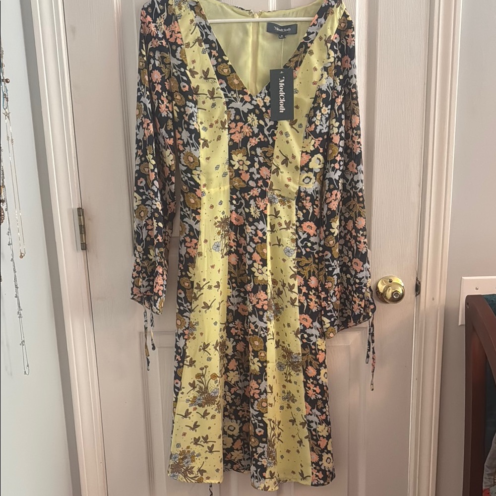 NWT ModCloth Women's Unique Persona Midi Dress - Multi - Size 8